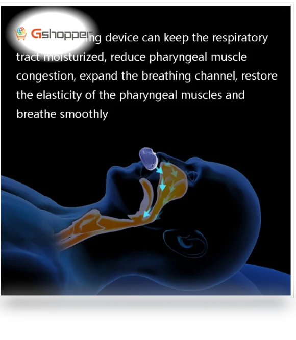Portable rechargeable electric anti-snoring device — Snore Reducers