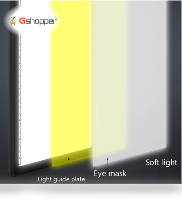 Rechargeable Copy Table Soft Light Eye Protection Wraparound Copy Board Drawing Tablet — Drawing Boards