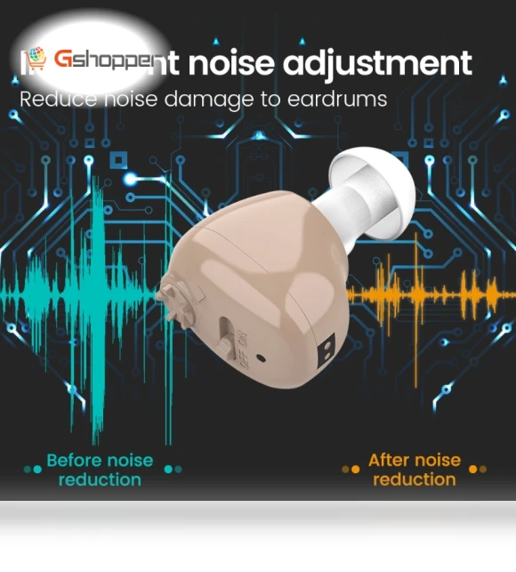 Rechargeable In-Ear Sound Amplifier Hearing Aid — Hearing Support