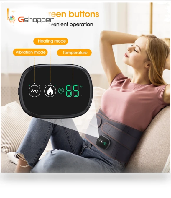 Red Light Heating Massage Waist Protector Belt — Back Braces