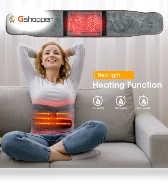 Red Light Heating Massage Waist Protector Belt — Back Braces