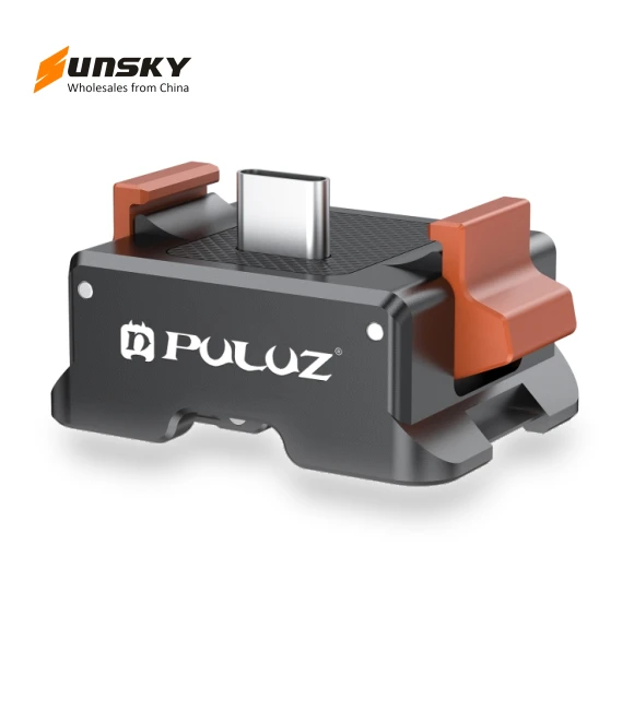 Type-C Charging Base Quick Release Mount Adapter — Tabletop & Travel, PULUZ