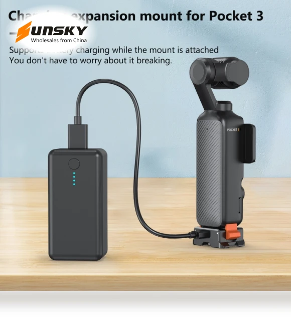 Type-C Charging Base Quick Release Mount Adapter — Tabletop & Travel, PULUZ