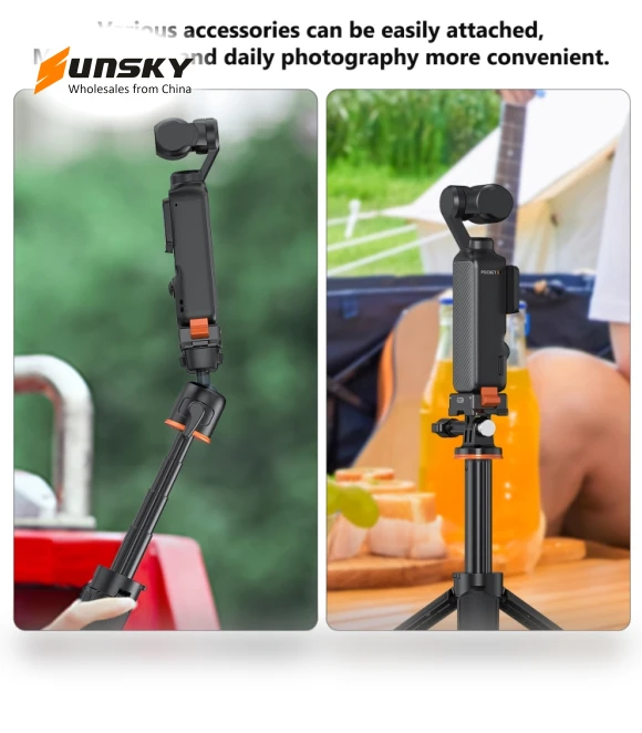 Type-C Charging Base Quick Release Mount Adapter — Tabletop & Travel, PULUZ