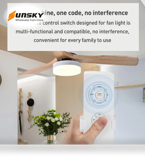 Universal Ceiling Fan Lamp Remote Control Kit — Ceiling Fan Wall Controls