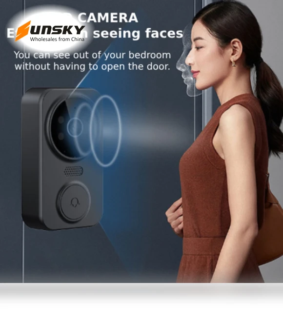 Visual Intercom Doorbell with Camera Monitor — Security Cameras, Jianrong