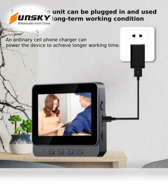Visual Intercom Doorbell with Camera Monitor — Security Cameras, Jianrong