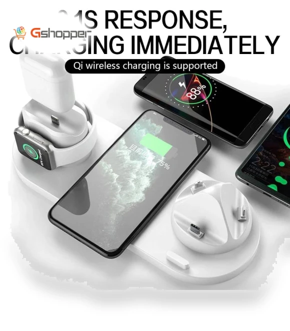Wireless Charger 6 in 1 — Chargers, Zenez