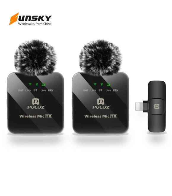 Wireless Lavalier Microphone — Wireless Systems, PULUZ