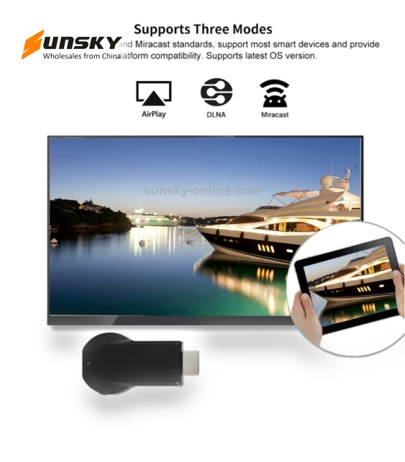 Wireless WiFi Display Dongle Receiver — USB