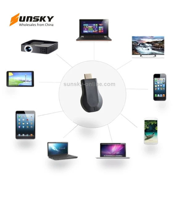 Wireless WiFi Display Dongle Receiver — USB
