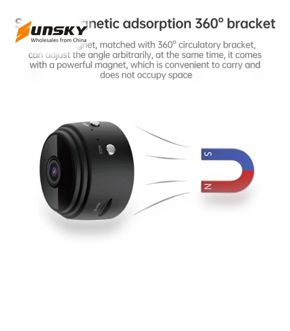 720P Wifi Wireless Network Camera Wide-angle Recorder — Camcorder