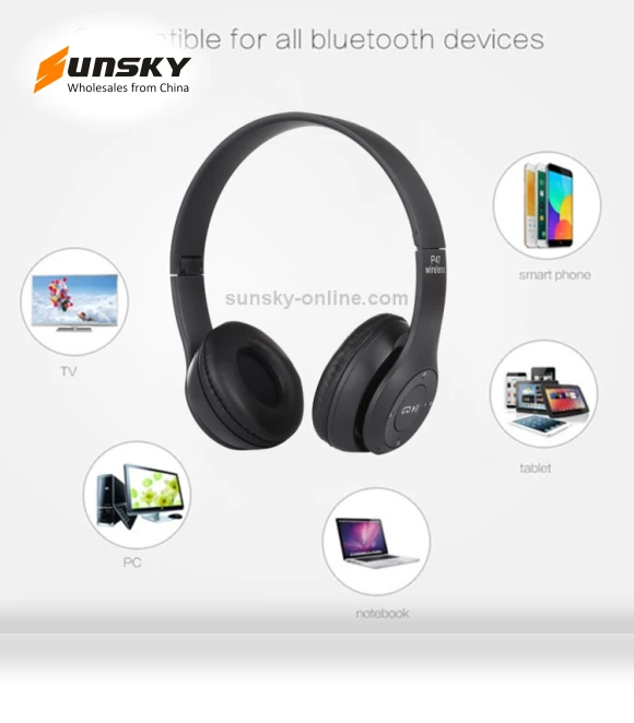 Foldable Wireless Bluetooth Headphone with 3.5mm Audio Jack — Audio Gear