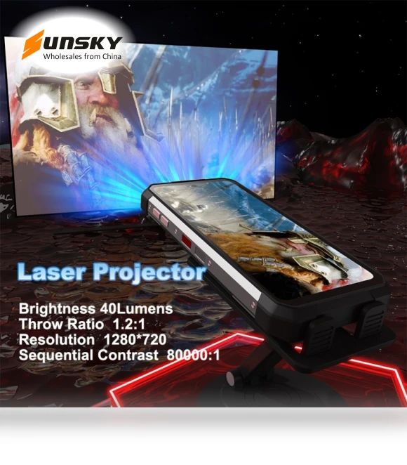 Laser Projector Rugged Phone — Screen Protectors, Unihertz