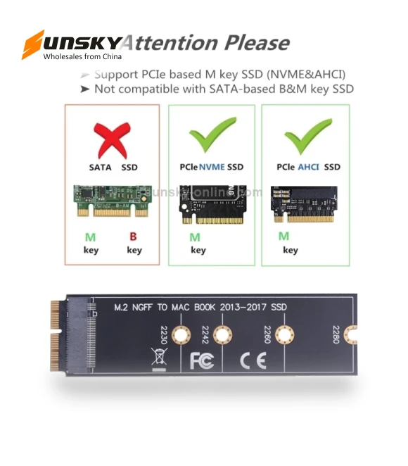 M.2 PCIe NVME SSD Adapter for MacBook — External SSDs