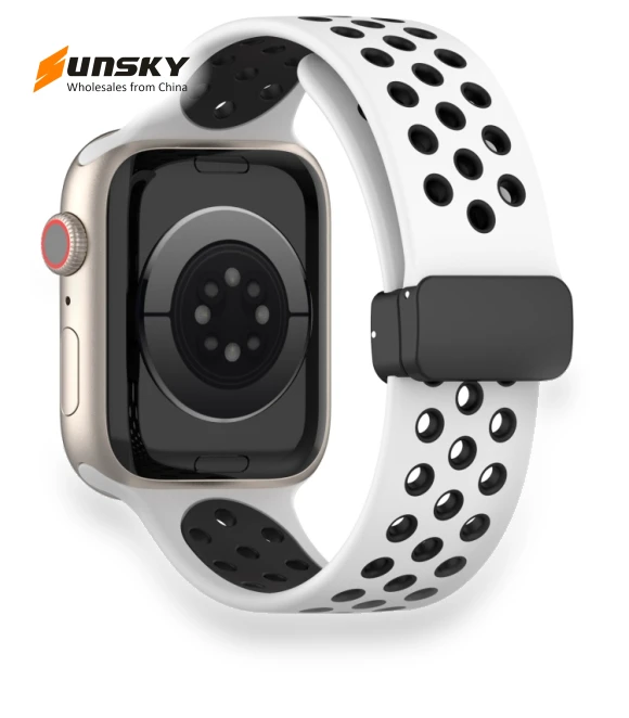 Magnetic Buckle Silicone Watch Band — Watch Accessories