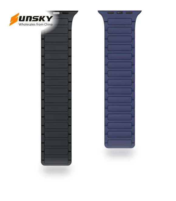 Magnetic Loop Silicone Watch Band — Watch Accessories