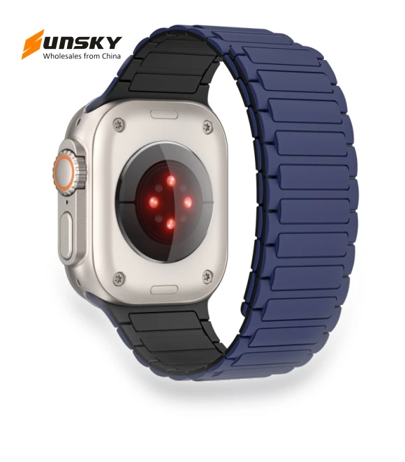 Magnetic Loop Silicone Watch Band — Watch Accessories