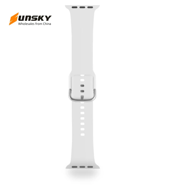 Metal Pin Buckle Silicone Watch Band — Watch Accessories, Kalebol