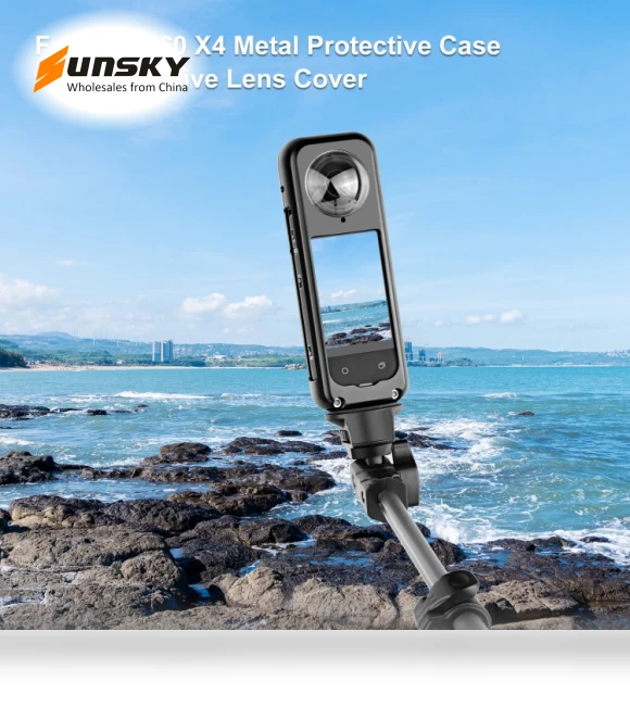 Metal Protective Cage Rig Housing Frame with Lens Protector — Lens Supports, PULUZ