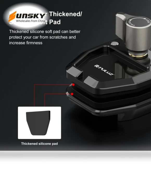Motorcycle Windshield Action Camera Mount Clip — Mounts & Clamps, PULUZ