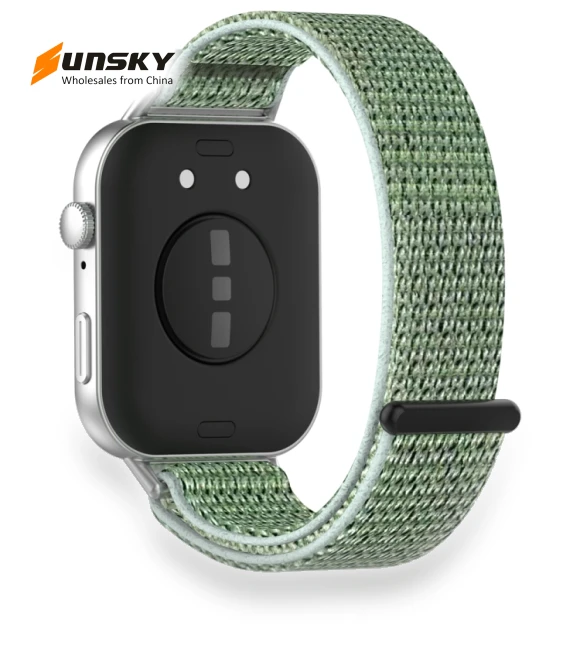 Nylon Loop Hook and Loop Fastener Watch Band — Watch Straps & Bands, Huawei