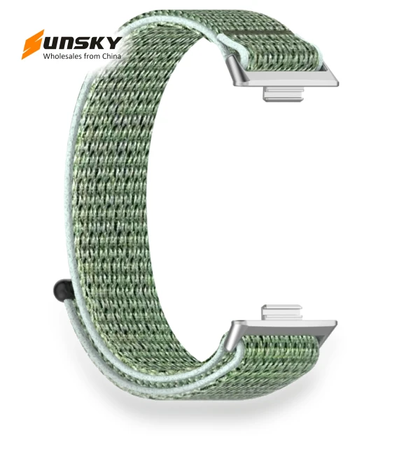 Nylon Loop Hook and Loop Fastener Watch Band — Watch Straps & Bands, Huawei