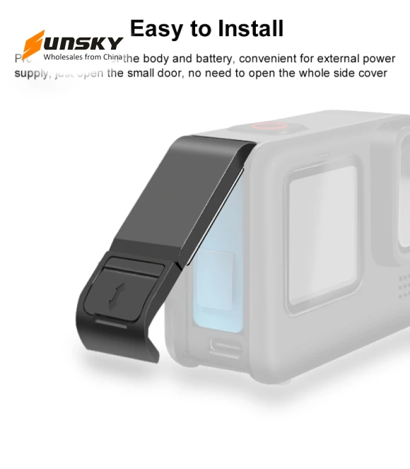 Plastic Battery Side Interface Cover — Vehicle Covers, PULUZ