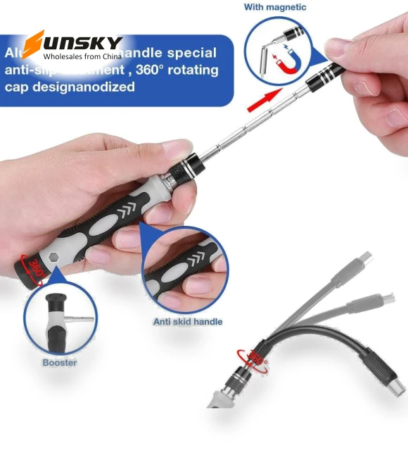 Precision Magnetic Screwdriver Kit — Screwdriver Sets