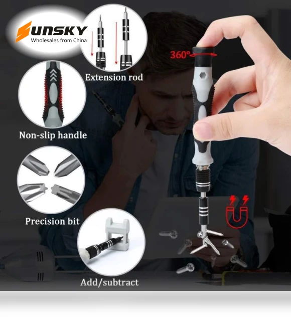 Precision Magnetic Screwdriver Kit — Screwdriver Sets
