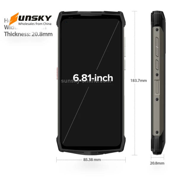 Rugged Phone with Infrared Distance Measure — Navigation Devices, Ulefone