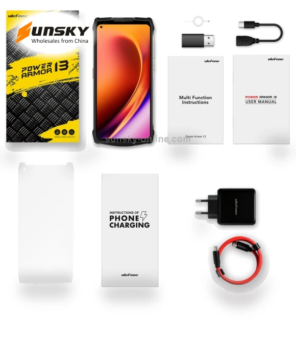 Rugged Phone with Infrared Distance Measure — Navigation Devices, Ulefone