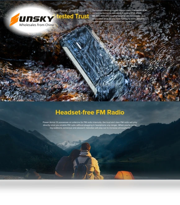 Rugged Phone with Infrared Distance Measure — Navigation Devices, Ulefone