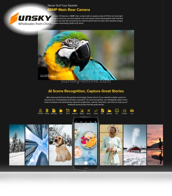 Rugged Phone with Infrared Distance Measure — Navigation Devices, Ulefone