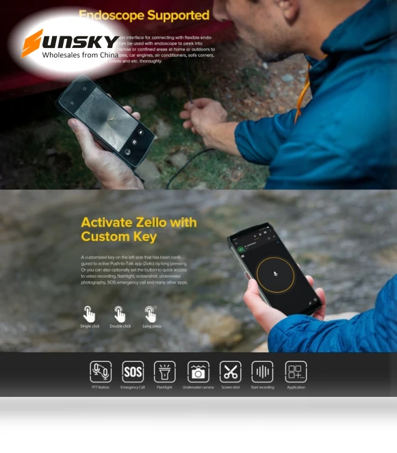 Rugged Phone with Infrared Distance Measure — Screen Protectors, Ulefone