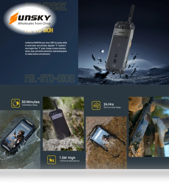 Rugged Phone with Walkie Talkie Function — Portable Communication Devices, Ulefone