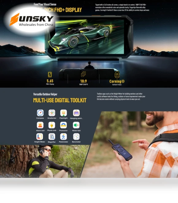 Rugged Phone with Walkie Talkie Function — Portable Communication Devices, Ulefone