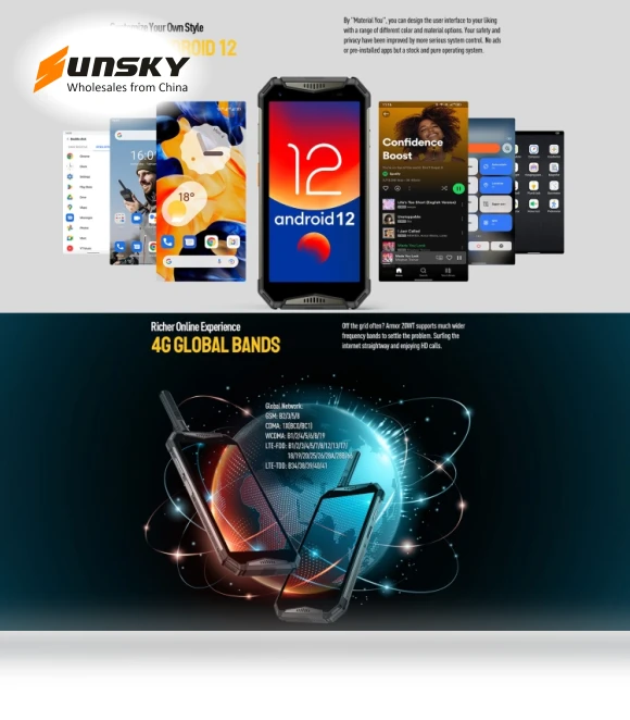 Rugged Phone with Walkie Talkie Function — Portable Communication Devices, Ulefone