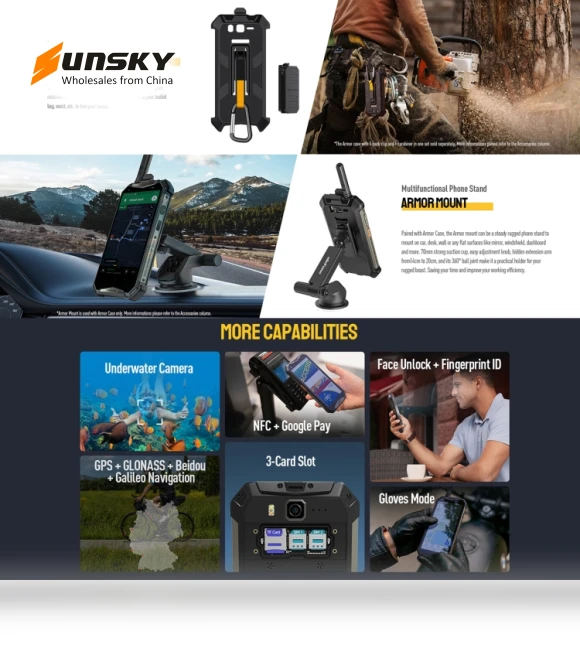 Rugged Phone with Walkie Talkie Function — Portable Communication Devices, Ulefone