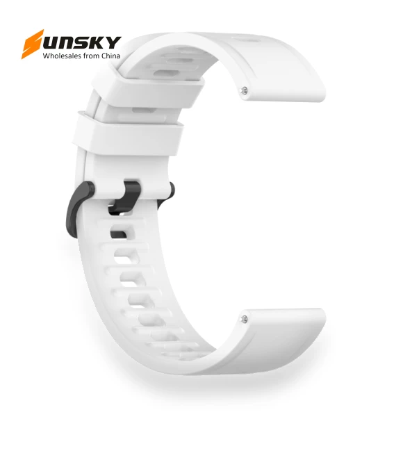 Solid Color Silicone Watch Band — Smartwatch Straps, Xiaomi