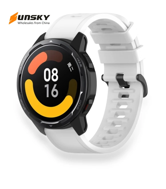 Solid Color Silicone Watch Band — Smartwatch Straps, Xiaomi