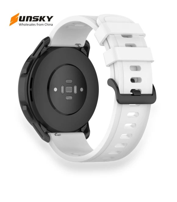 Solid Color Silicone Watch Band — Smartwatch Straps, Xiaomi
