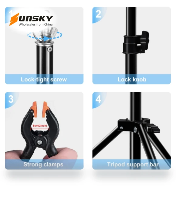 T-Shape Photo Studio Background Support Stand — Support Equipment, PULUZ