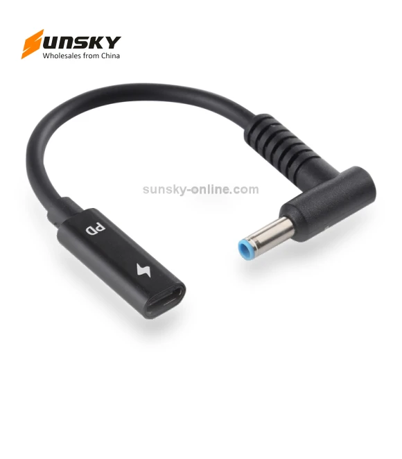 USB-C to 4.5 x 3.0mm Power Adapter Charger Cable — Chargers & Adapters, HP