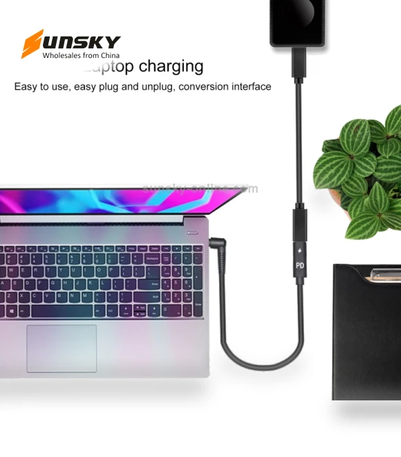USB-C to 4.5 x 3.0mm Power Adapter Charger Cable — Chargers & Adapters, HP