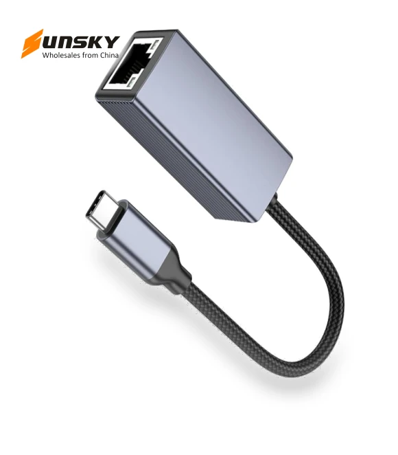 USB-C to RJ45 Ethernet Adapter — USB, hoco