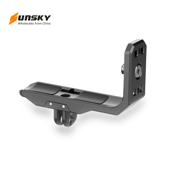 Vertical Horizontal Shooting Quick Release Metal L Bracket — Camera Brackets, PULUZ