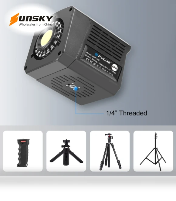 60W Studio Video Light — Photography Lighting & Studio Equipment, PULUZ
