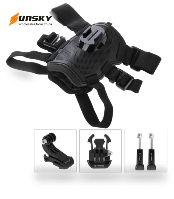 Adjustable Chest Strap Mount for Action Cameras — Cameras & Monitors, PULUZ