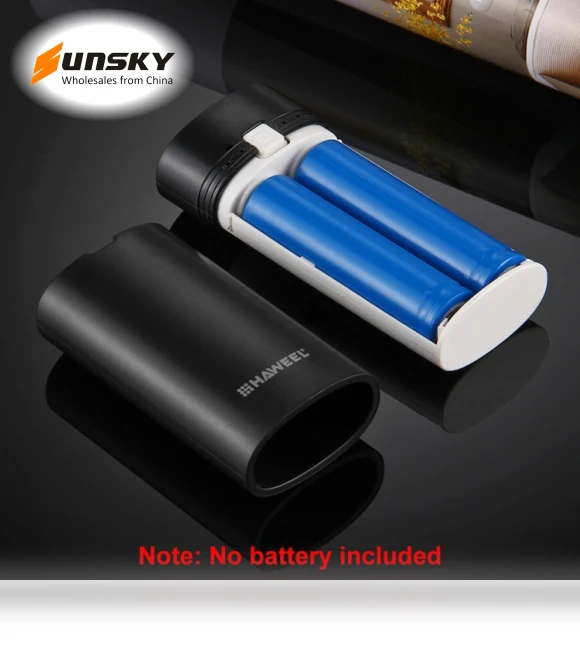 DIY 2x 18650 Battery Power Bank Shell Box — Battery Charger Cases, HAWEEL